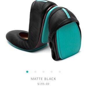 Tieks Black Flats Sleek Comfortable Loafers